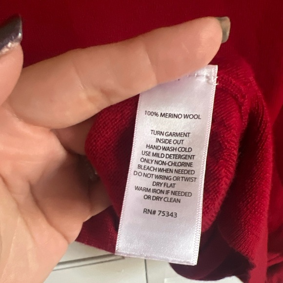 Harrison Davis 100% Fine Merino Men’s Wool Sweater Size Medium - Picture 5 of 7